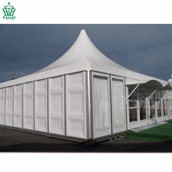 백색 지붕 PVC를 가진 5X5m 응접 탑파 천막 결혼식 천막
