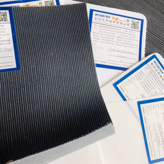 발가락 퍼프 및 백 카운터용 TPU 핫멜트 시트 신발 재료