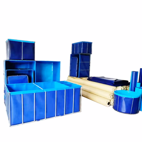 필터 격실을 가진 주문을 받아서 만들어진 PVC Foldable 어항 화포 양어법 연못